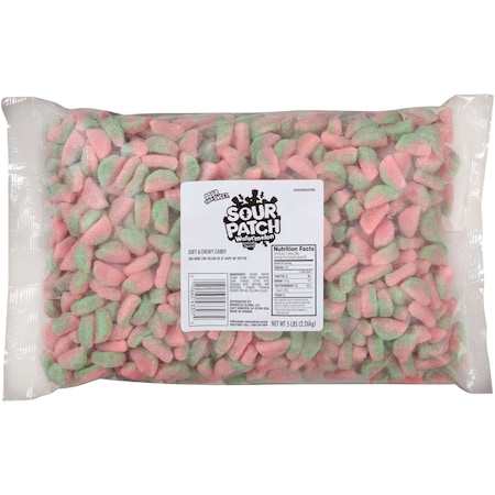 Sour Patch Sour Patch Bulk Fat Free Watermelon Soft Candy 5lbs Bags, PK6 43306